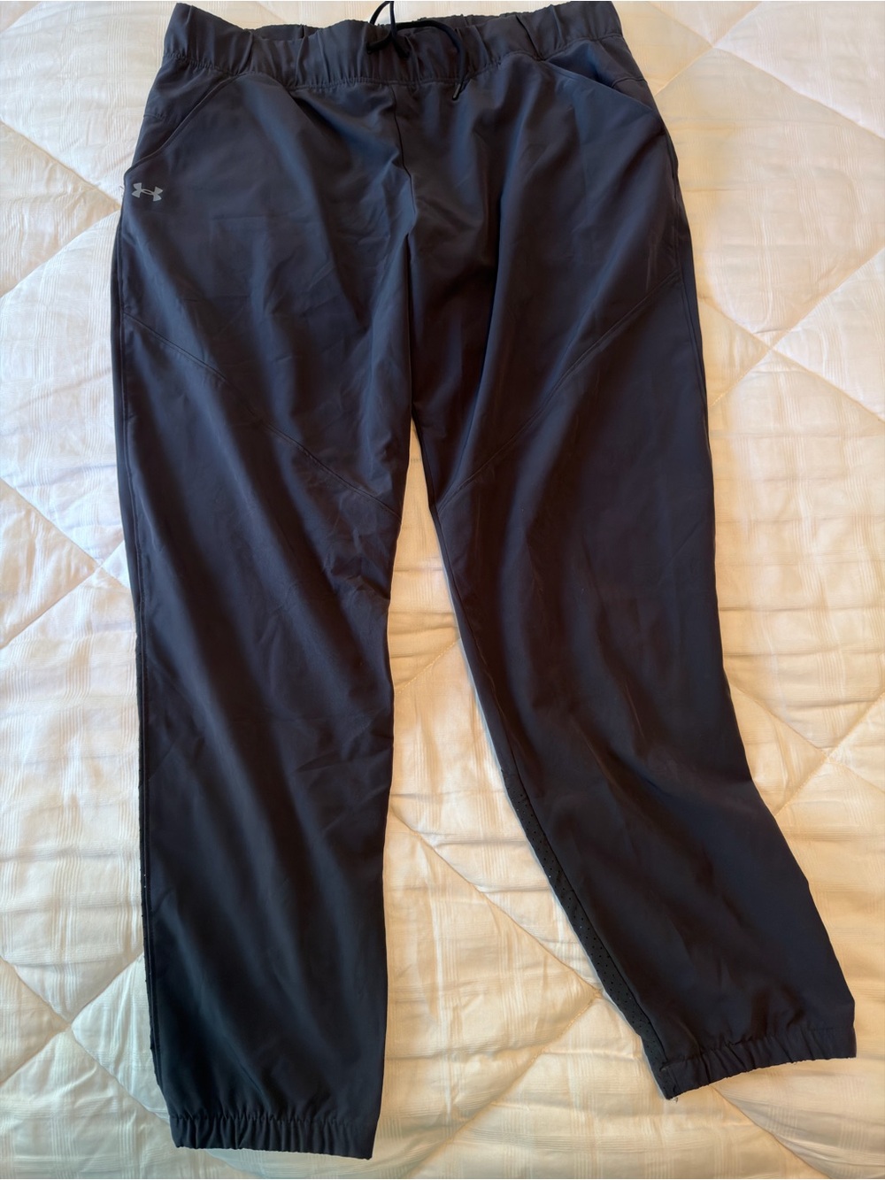 Under Armour Black Performance Joggers Drawstring Elastic Waistband